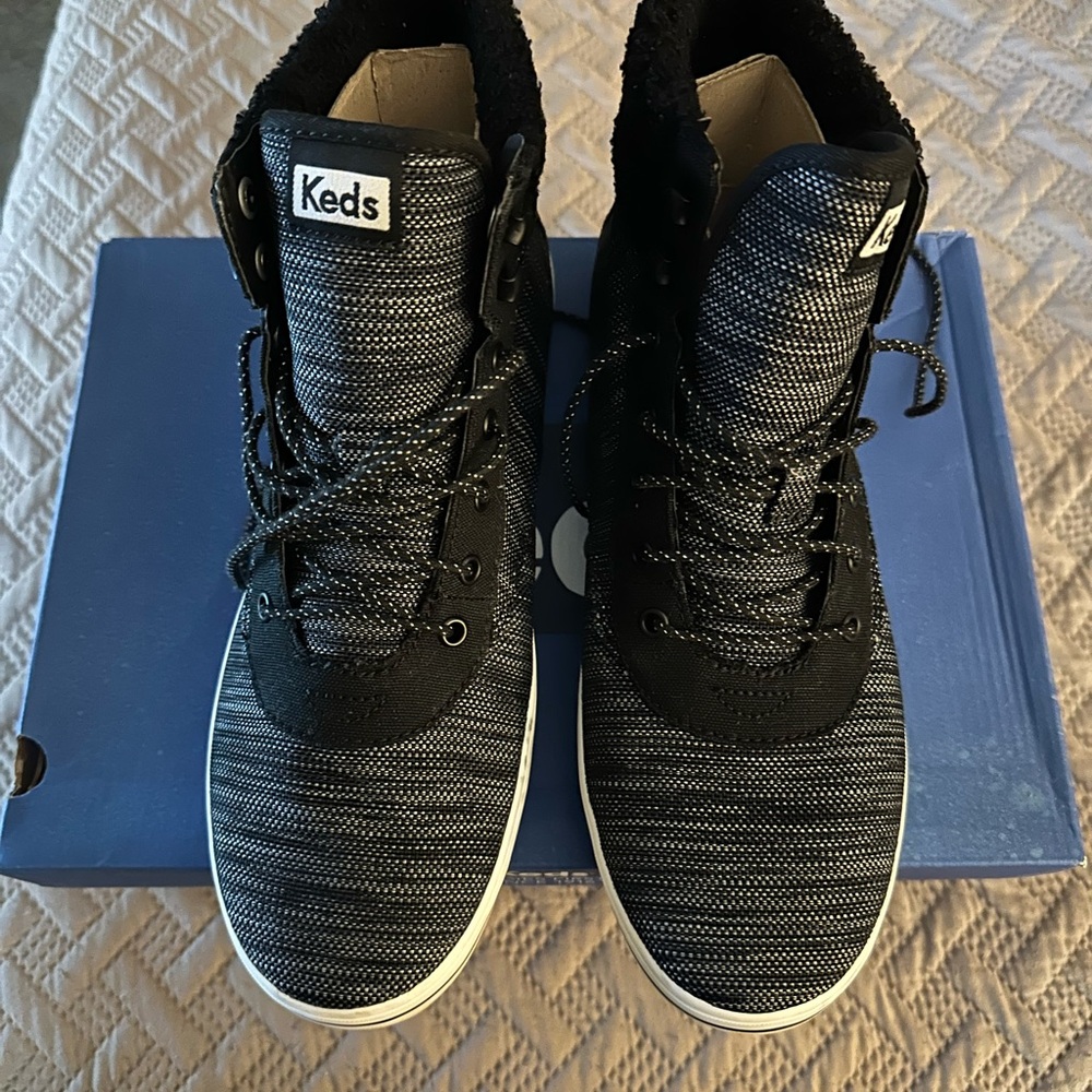 Keds Black High-Top Sneakers Ortholite